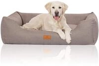Knuffelwuff Hundebett Lotte aus Velours mit feinem Handwebcharakter XXL 120 x...