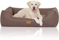 Knuffelwuff Hundebett Lotte aus Velours mit feinem Handwebcharakter XXL 120 x...