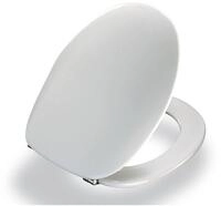 Pressalit WC-Sitz 2000 mit Deckel und Universalscharnier (BN3), 1 St&uuml;ck, wei&szlig;,