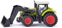 Siku 1392, Claas Axion mit Frontlader, Metall/Kunststoff, Gr&uuml;n, Anh&auml;ngerkupplung,