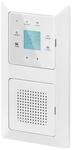 UNITEC Unterputz Radio mit Touchfunktion und Bluetooth, wei&szlig;, senkrecht und