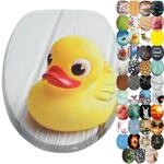 Sanilo WC Sitz mit Absenkautomatik, einfache Montage, Duck | Toilettendeckel mit