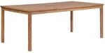 vidaXL Gartentisch 200x100x77 cm Massivholz Teak