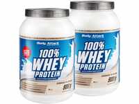 Body Attack - 100% Whey Protein, Cookies n Cream 2 x 900g - Made in Germany -...