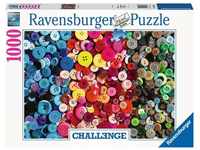 Ravensburger Puzzle 16563 - Challenge Puzzle Knöpfe - 1000 Teile Puzzle für