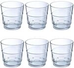 Arcoroc ARC 58057 Spirale Trinkglas, Wasserglas, Saftglas, 250ml, Glas, transparent,