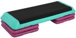 HOMCOM Steppbrett h&ouml;henverstellbar Fitness Stepper 3 Stufen (10/15/20 cm) Rutschfest
