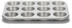 patisse 3634 Muffinform 12er, Stahl, Silber, 12-er