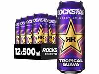 Rockstar Energy Drink Tropical Guava - Koffeinhaltiges Erfrischungsgetränk für den