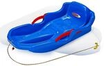 JAMARA 460539 Snow Play Bob Comfort 80 cm blau mit Bremse-Lenken durch Bremshebel,
