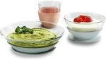 B&Eacute;ABA & Duralex - Kinder-Glas-Geschirrset bestehend aus Teller, Schale, Glas mit