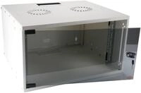 EFB 19 Zoll 12HE Wandgeh&auml;use Basic, Tiefe 600mm 1-teilig, Flat Pack, RAL9010