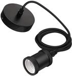 Philips myLiving H&auml;ngeleuchte Vintage Kordel, 1 x 40W, schwarz