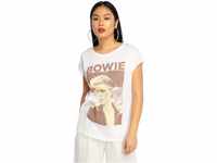 Mister Tee Damen Ladies David Bowie Tee M White