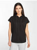 Urban Classics Damen Ladies Sleeveless Jersey Hoody T-Shirt, Schwarz, XS