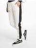 Urban Classics Damen Hose Ladies Striped Crinkle Pants Weiß (Wht/Blk 00224),