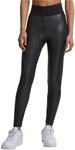 Urban Classics Damen Ladies Faux Leather High Waist Leggings Black, S