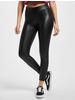 Urban Classics Damen Ladies Imitation Leather Leggings, Black, XL