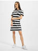 Urban Classics Damen TB3637-Ladies Stripe Boxy Tee Dress Kleid, Black/White, L