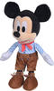 Simba 6315870210 - Disney Mickey Maus Plüschfigur in Lederhose, Tracht, 25cm, mit