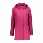 CMP - Damenjacke mit Kapuze und Druckkn&ouml;pfen, Geranie, XL