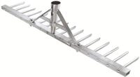 IDEAL-Profi-Aluminiumrechen | Grasschnitt & Heu zusammenrechen, leichte...