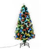 HOMCOM Weihnachtsbaum 1,2 m Christbaum Kunsttanne 130 Zweige Metallfuß PVC