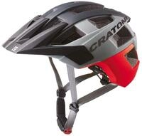 Cratoni Unisex &ndash; Erwachsene Allset Helme, Rot/Schwarz Matt, S-M (54-58 cm)
