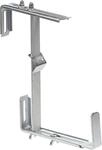 Alba Krapf Blumenkastenhalter Satz verz. Blumenkasten-Halter (VKR-3V), Silber