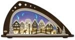 weigla - Schwibbogen original Erzgebirge I Motiv Winter in der Altstadt I
