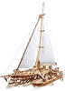 Ugears 3D Puzzle Trimaran Merihobus Schiff Segelboot Holzpuzzle Modellbau Set