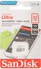 SanDisk Ultra microSDHC 32GB, up to 100MB/s, Class 10, UHS-I, Full HD Video