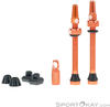 Muc-Off Orange Presta Tubeless Ventile, 60 mm - Hochwertige Anti-Leck Fahrradventile