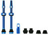 Muc-Off Blaue Presta Tubeless Ventile, 60 mm - Hochwertige Anti-Leck Fahrradventile