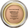 Max Factor Miracle Touch Foundation in der Farbe 60 Sand – Intensives, pudriges