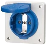 Mennekes 11011 F &ndash; Basis/S Wandtattoo Schuko 11011 reihig IP54 16 A, 2-polig + E