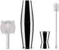 Alessi Set Shaker Boston INOX Glas Edelstahl 18/10 Mehrfarbig One Size 5050SET I