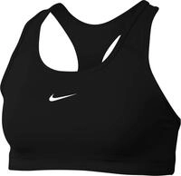 Nike Damen Swoosh Padded Sport-BH mit Mittlerem Halt, Black/White, L