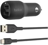 Belkin Boost Charge USB-Kfz-Ladeger&auml;t, 24 W, mit 2 Anschl&uuml;ssen und