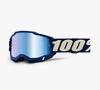 100% Accuri 2 Goggle, Erwachsene, Deepmarine mit Spiegel Blau Linse