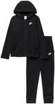 Nike,BV3634,Boys AA8B NSWCore Bf TRKSuit Tracksuit, Black/Black/Black/White, S
