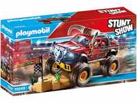 PLAYMOBIL Stuntshow 70549 Monster Truck Horned, Für Kinder von 4-10 Jahren