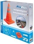 ProPlus 540320 Faltkegel Sicherheitspilone Sicherheitskegel faltbar Leitkegel