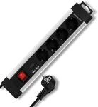 REV SupraLine Steckdosenleiste 4-Fach - Mehrfachsteckdose mit USB & Schalter,...