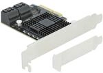 Delock 5 Port SATA PCI Express x4 Karte - Low Profile Formfaktor