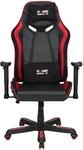 GAME ROCKER Gaming Stuhl G-30 Large Kunstleder schwarz/rot, bis 150 kg belastbar