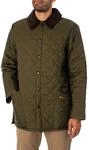 Barbour Liddlesdale Classic Quilted Jacket (M, Olive)