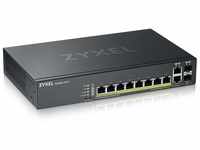 Zyxel Gigabit Ethernet Layer 2 Managed PoE+ Switch mit 8 Ports, einem Budget...