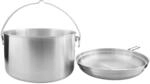 Tatonka Camping-Kochset Kettle - Topf und Pfanne aus Edelstahl - Mit Henkel zum