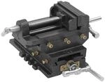 vidaXL Maschinenschraubstock Kreuztisch Schraubstock Handbetrieb 78 mm